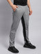 Men Grey Solid Regular Fit Track pant