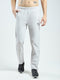 Men Grey Solid Regular Fit Lower