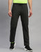 Men Olive Solid Regular Fit Track pant