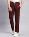 Rock.it Maroon Solid Regular Fit Trackpant