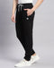 Rock.it Black Solid Regular Fit Trackpant
