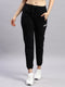 Women Black Solid Regular Fit Jogger