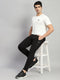 Men Black Printed Regular Fit Winter Lower