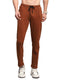 Men Rust Solid Regular Fit Winter Lower