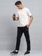 Men Black Solid Regular Fit Winter Lower