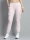 Women Pink Solid Regular Fit Jogger