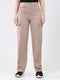 Women Pink Solid Straight Fit Cargo