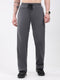 Men Grey Solid Regular Fit Winter Lower