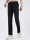 Men Black Solid Regular Fit Winter Lower