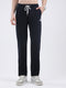 Men Navy Blue Solid Regular Fit Winter Lower