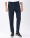 Men Navy Blue Solid Regular Fit Winter Lower