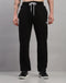 Men Black Solid Regular Fit Winter Lower