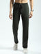 Men Olive Solid Regular Fit Lower