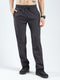 Men Grey Solid Regular Fit Lower