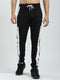 Men Black Solid Regular Fit Jogger