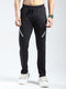Men Black Solid Regular Fit Lower