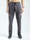 Men Grey Solid Regular Fit Lower