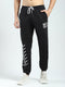 Men Black Printed Regular Fit Jogger