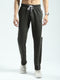 Men Olive Solid Regular Fit Lower