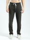 Men Olive Solid Regular Fit Lower