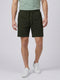 Men Olive Solid Smart Fit Shorts