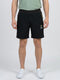 Men Black Solid Regular Fit Shorts