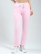 Women Pink Solid Regular Fit Lower