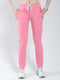 Women Pink Solid Regular Fit Lower