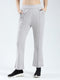 Women Grey Solid Regular Fit Pant