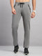 Men Grey Self Design Slim Fit Winter Lower