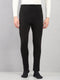 Men Black Solid Regular Fit Thermal Lower