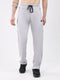 Men Light Grey Solid Regular Fit Winter Lower