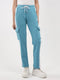 Women Teal Blue Solid Regular Fit Winter Lower
