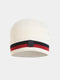 Boys Off White Solid Cap