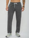 Men Grey Solid Regular Fit Winter Lower