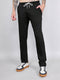 Men Black Solid Smart Fit Lower
