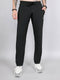 Men Black Solid Smart Fit Lower