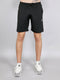 Men Black Solid Regular Fit Shorts