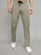 Men Beige Solid Slim Fit Lower
