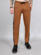 Men Tan Solid Smart Fit Lower
