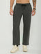 Men Grey Printed Regular Fit Winter Lower