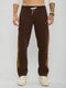 Men Brown Solid Regular Fit Winter Lower