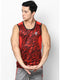 Men Red Round Neck Smart Fit Sandow