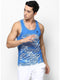 Men Sky Blue Round Neck Smart Fit Sandow