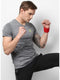 Men Grey V Neck Smart Fit T-Shirt