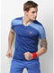 Men Blue V Neck Smart Fit T-Shirt
