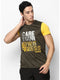 Men Brown Round Neck Smart Fit T-Shirt
