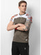 Men Brown White Round Neck Smart Fit T-Shirt