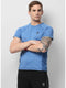 Men Light Blue Round Neck Smart Fit T-Shirt