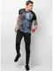 Men Black Grey Smart Fit Lower